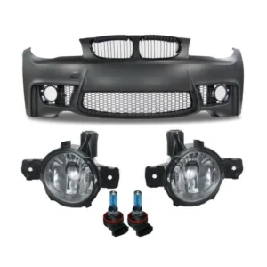 1M Front Bmw E82 E81 E87 E88 (Grill+Dimljus) (Välj en produktvariant: Olackerad, Välj en produktvariant: Utan PDC)