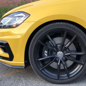Volkswagen R Logga bromsdekaler stickers 4-Pack (Välj en produktvariant: VIT)