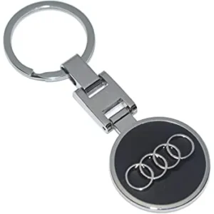 AUDI Logga nyckelring Svart