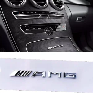 AMG emblem 8cm panel emblem (Välj en produktvariant: Krom 8cm)