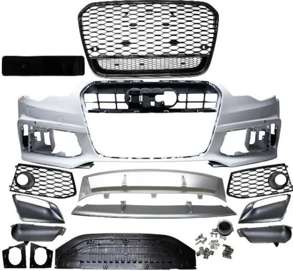 Audi RS6 Front A6 C7 2011-2014 Quattro (Välj en produktvariant: Lackerad i bilens färgkod)