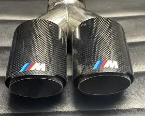 Ändrör Bmw M Utblås kolfiber 3 tum