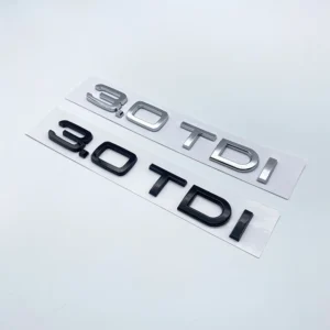 Audi 3.0 tdi Motorkod Emblem 3.0tdi (Välj en produktvariant: Krom)
