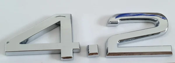 Audi emblem 4.2 krom