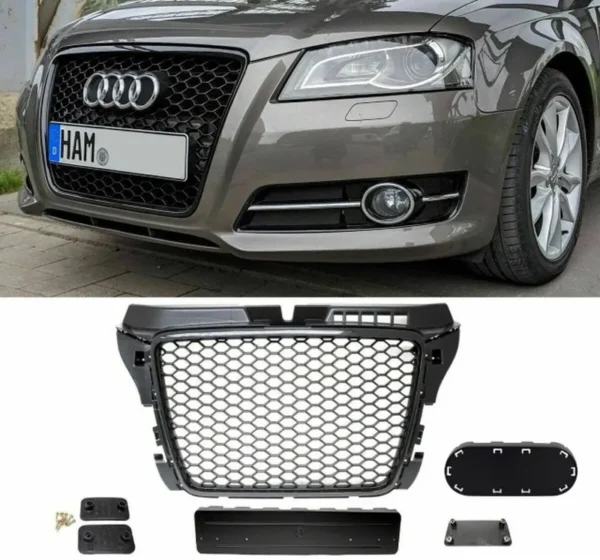 Audi A3 8P Grill Honeycomb 08-12 RS3