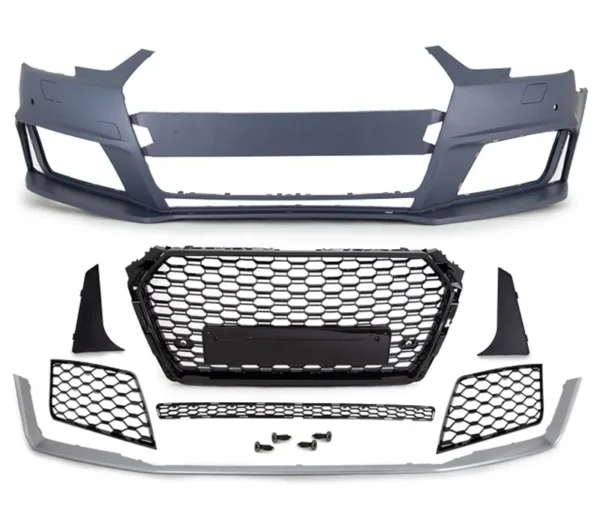 Audi A4 B9 Front RS4 16-19 (Välj en produktvariant: Lackerad i bilens färgkod)