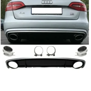 Audi A4 Diffuser B8.5 RS4-look 12-15