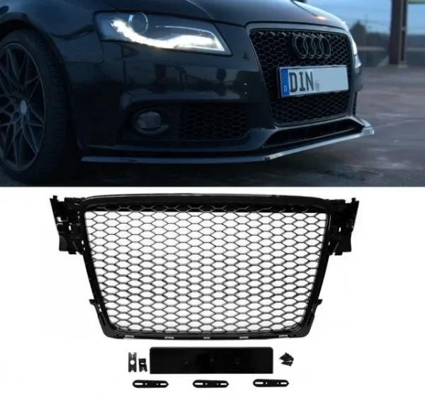 Audi A4 RS4 Grill B8 Honeycomb 08-11