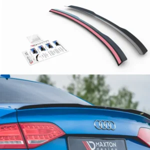 Audi A4 S-Line B8 / B8.5 Sedan Vinge Maxton Design (Blanksvart)