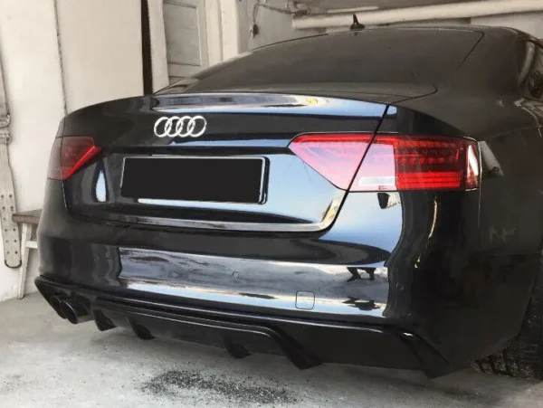 Audi A5 8T Diffuser S-Line (2-Rör) Sedan & Coupe