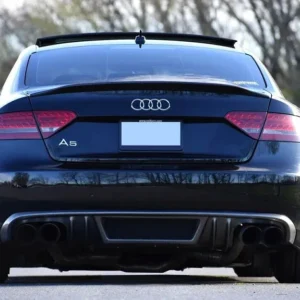 Audi A5 Diffusor Coupe Cab 2007-2011 (Standard) (Välj en produktvariant: Olackerad)