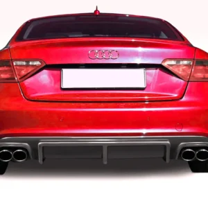 Audi A5 S-line Diffuser 2007-2011 Coupe / cabriolet (Välj en produktvariant: Olackerad)