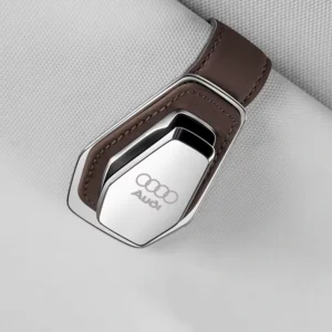 Audi Glasögonhållare Till bilen Läder Solglasögon (Välj Färg: Brun)
