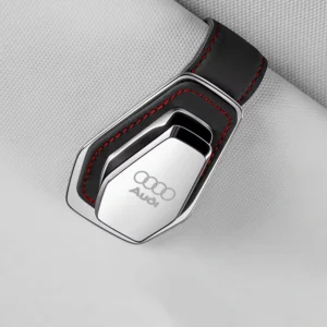 Audi Glasögonhållare Till bilen Läder Solglasögon (Välj Färg: Svart)