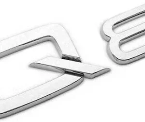 Audi Q8 emblem Krom