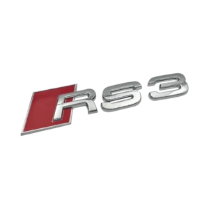 Audi RS3 emblem krom Modellbeteckning Baklucka