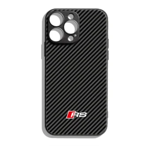 Audi Rs Mobilskal Kolfiber iPhone (Fler modeller) (Välj en produktvariant: iPhone 14 Pro Max)
