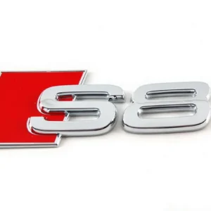 Audi S8 emblem Modellbeteckning Krom
