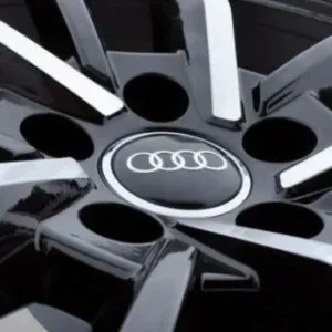 Audi Svarta Centrumkåpor 61, 69mm 4-Pack (Välj Storlek: 69mm)