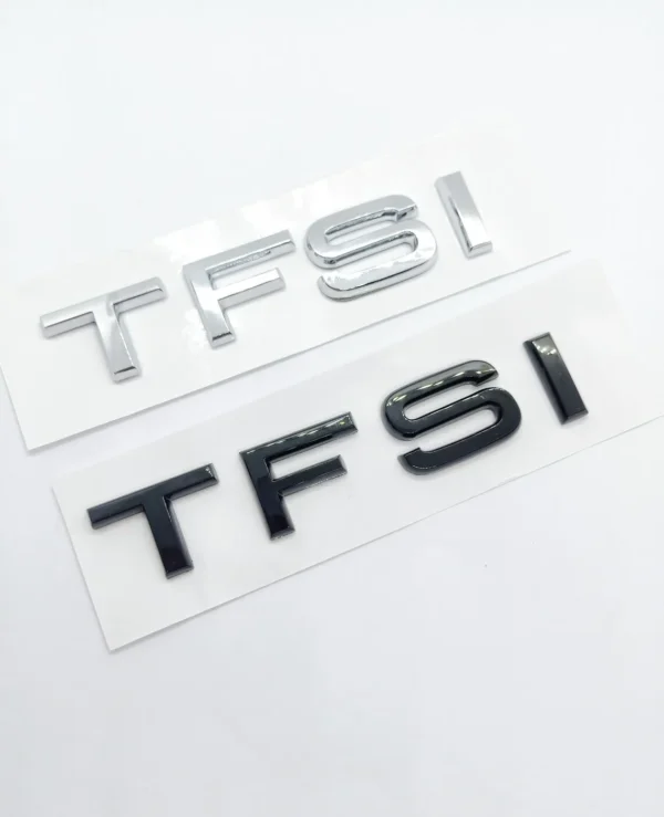 Audi TFSI Motorkod Emblem (Välj en produktvariant: Krom)