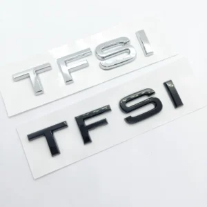 Audi TFSI Motorkod Emblem (Välj en produktvariant: Blanksvart)
