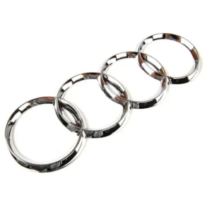 Audi emblem ringar bak till A6 Q7 A8 (216mm) (Välj en produktvariant: Krom)
