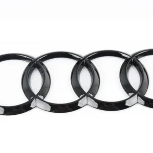 Audi emblem ringar bak till A6 Q7 A8 (216mm) (Välj en produktvariant: Blank svart)