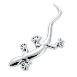 Audi gecko ödla quattro emblem krom