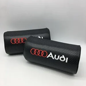 Audi logo kolfiber kuddar till bilen