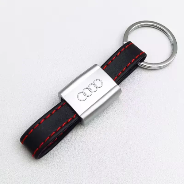 Audi logo nyckelring