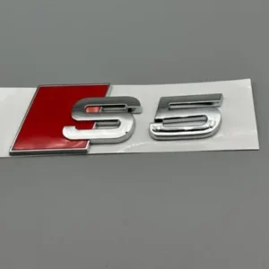 Audi modellbeteckning S5 Svart & Krom (Välj en produktvariant: Krom)