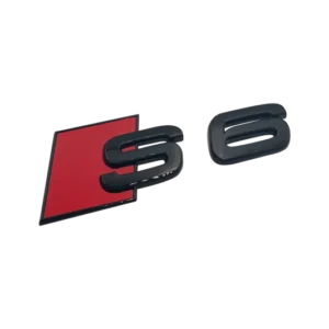 Audi modellbeteckning S6 Svart