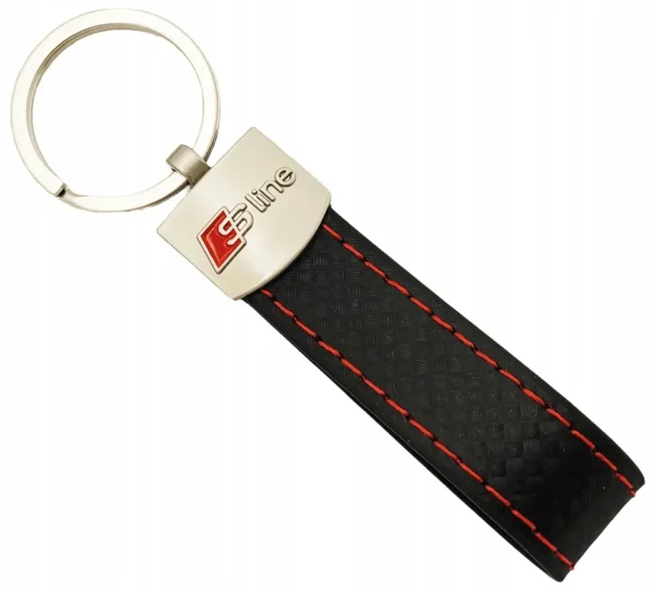 Audi nyckelring Sline kolfiber