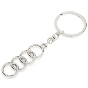 Audi nyckelring i metall (Välj Färg: Krom)