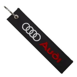 Audi nyckelring i textil