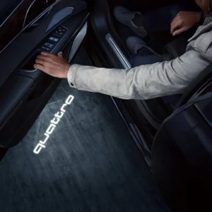 Audi projektorlampor Quattro led logo dörrlampor