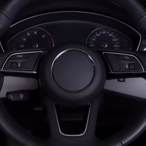 Audi ratt ring Svart