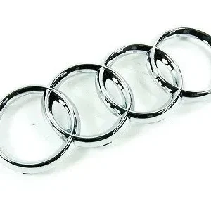 Audi Ringar Emblem Alla Bilmodeller (Välj Storlek: 285MM, Välj en produktvariant: Krom)