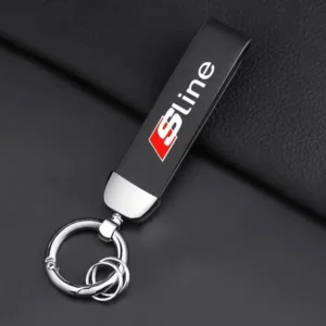 Audi Sline Nyckelring i Läder Lyx