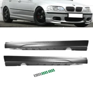 BMW E46 Sidokjolar M-Sport Sedan Trösklar (Välj en produktvariant: Lackerad i bilens färgkod)