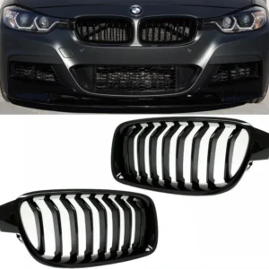 BMW Performance Njurar F30 F31 Singelribb (Välj en produktvariant: Mattsvart)