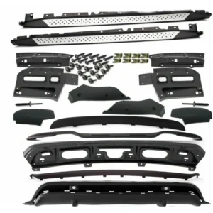 BMW X5 E70 Performance paket inkl sideboards lci (Välj en produktvariant: Lackerad Blanksvart)