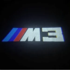 BMW dörrlampor M3 M4 Logga (Emblem: M3)