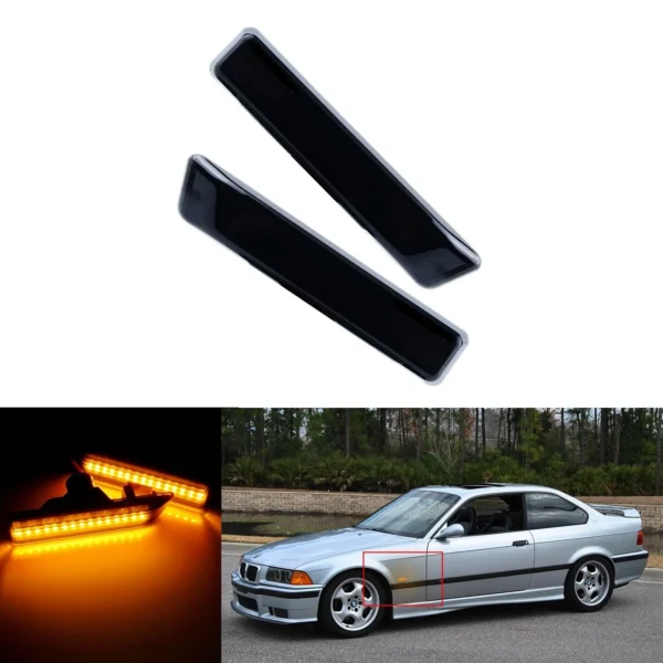 Bmw E36 E53 blinkers LED dynamiska (Välj en produktvariant: Klarglas)