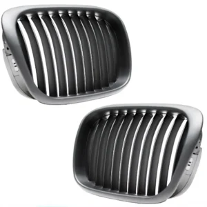 Bmw E39 Grill Njurar Singelribb Face lift (Fler färger) (Välj en produktvariant: Mattsvart)