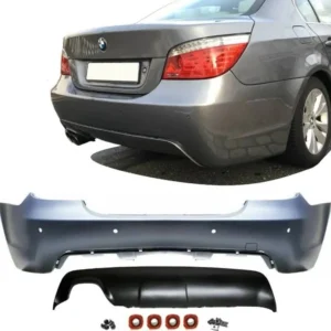 Bmw E60 Bak Stötfångare M-Sport 03-07 (Välj en produktvariant: Olackerad)