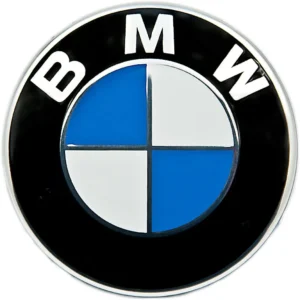 Bmw Emblem 73mm solida färger (74mm) (Emblem: 73mm Blå/Vit)