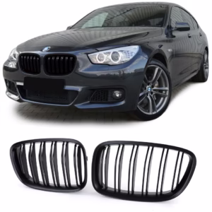 Bmw F07 GT Njurar Grill Dubbelribb Fler färger (Välj en produktvariant: Mattsvart)