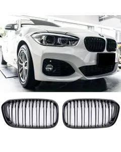 Bmw F20 Njurar LCI Grill 15+ Dubbel ribb (Välj en produktvariant: Matt)