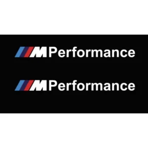Bmw M Performance dekaler 2X (Välj Färg: Vit)